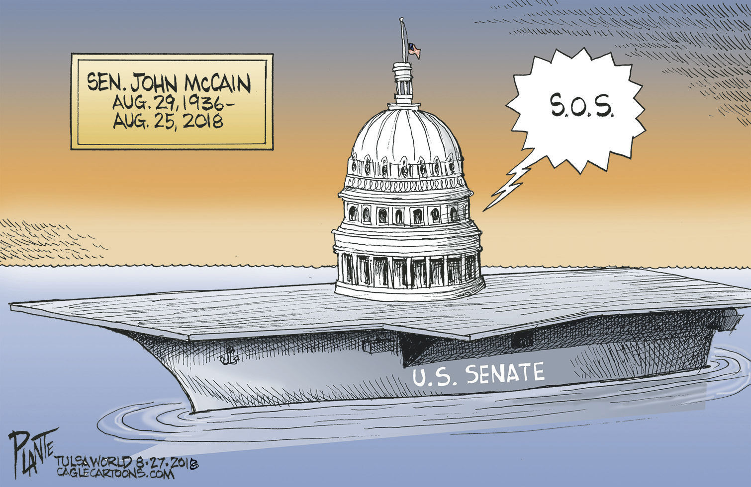 Bruce Plante Cartoon: Sen. John McCain